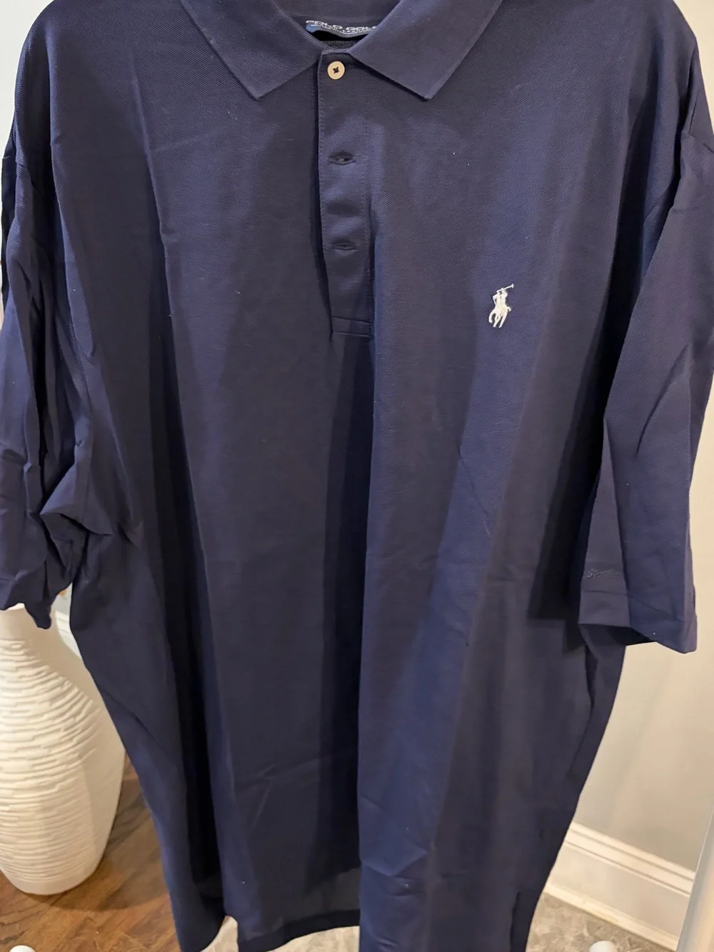 Ralph Lauren Polo Golf Navy Polo with White Pony Embroidery size XXL ⛳️ 🐎
